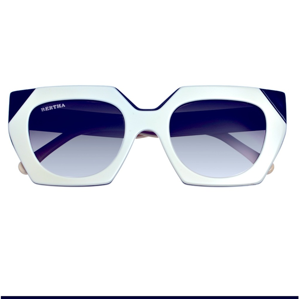 Bertha Marlowe Sunglasses - White
